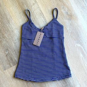 OLYMPIA ACTIVEWEAR Marlo tank Blue Stripe - Size S